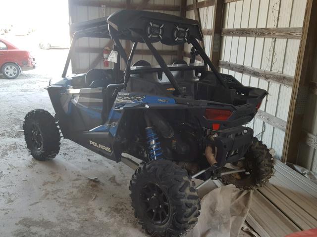 3NSVDE922JF405600 - 2018 POLARIS RZR XP TUR BLUE photo 3