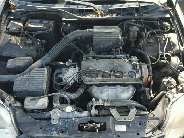 JHMEJ6671WS012504 - 1998 HONDA CIVIC LX BLACK photo 7