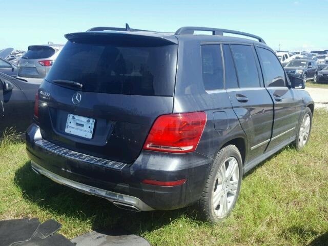 WDCGG5HB0DG015506 - 2013 MERCEDES-BENZ GLK GRAY photo 4