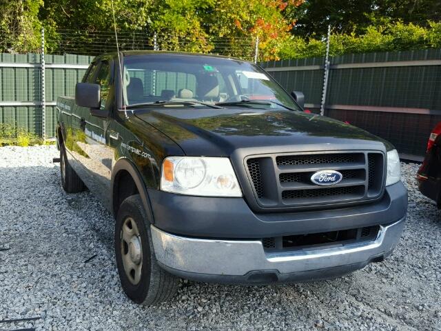 1FTRX12W15FA03391 - 2005 FORD F150 BLACK photo 1