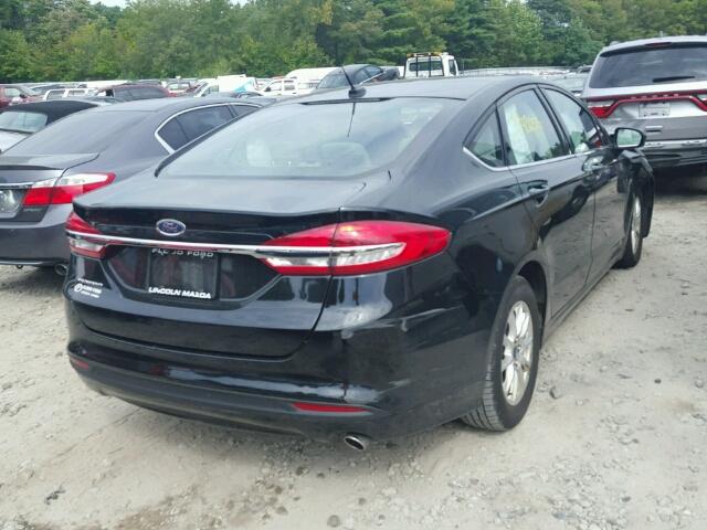 3FA6P0G71HR243200 - 2017 FORD FUSION BLACK photo 4