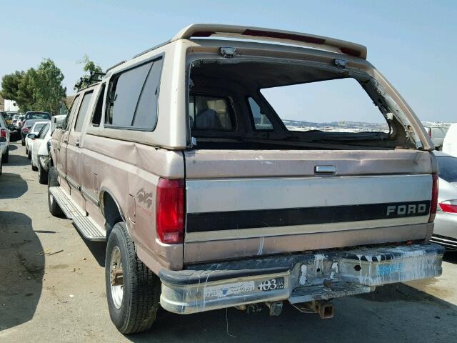 1FTJW36G3TEB59739 - 1996 FORD F350 TAN photo 3