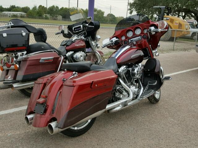 1HD1PZ814CB954467 - 2012 HARLEY-DAVIDSON FLHXSE3 CV RED photo 4