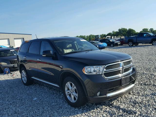 1C4RDJDG8DC552648 - 2013 DODGE DURANGO CR BLACK photo 1