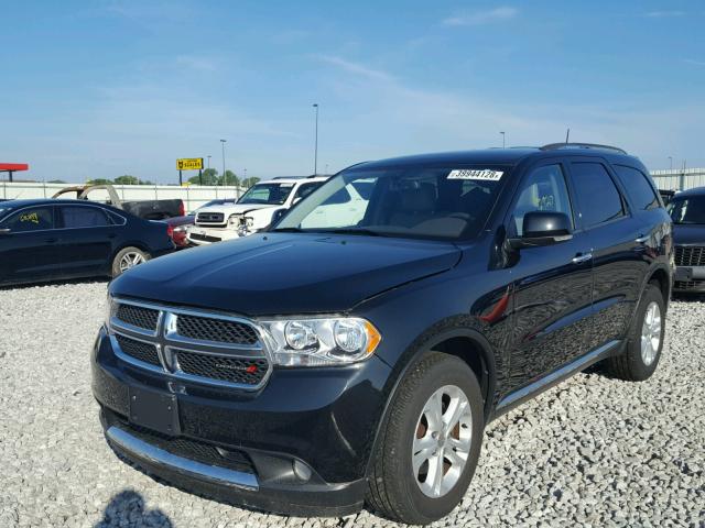 1C4RDJDG8DC552648 - 2013 DODGE DURANGO CR BLACK photo 2