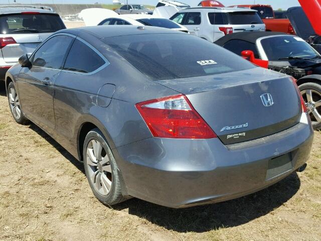 1HGCS12859A003159 - 2009 HONDA ACCORD EXL GRAY photo 3