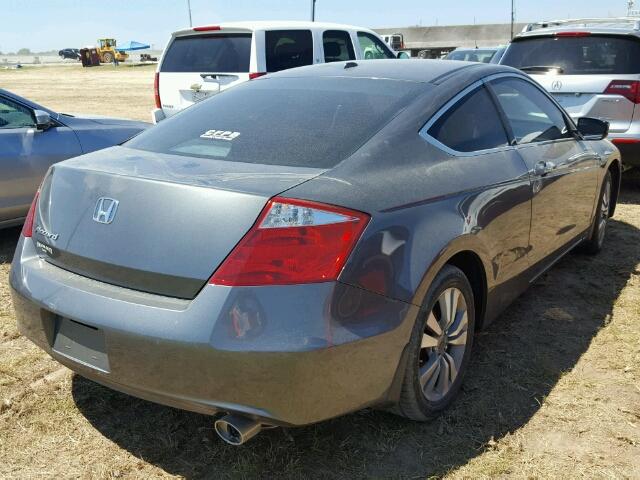 1HGCS12859A003159 - 2009 HONDA ACCORD EXL GRAY photo 4