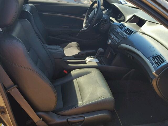 1HGCS12859A003159 - 2009 HONDA ACCORD EXL GRAY photo 5