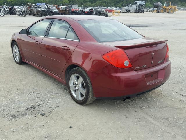 1G2ZA5EK1A4161824 - 2010 PONTIAC G6 MAROON photo 3