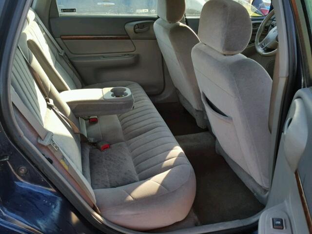 2G1WF55E729136847 - 2002 CHEVROLET IMPALA BLUE photo 6