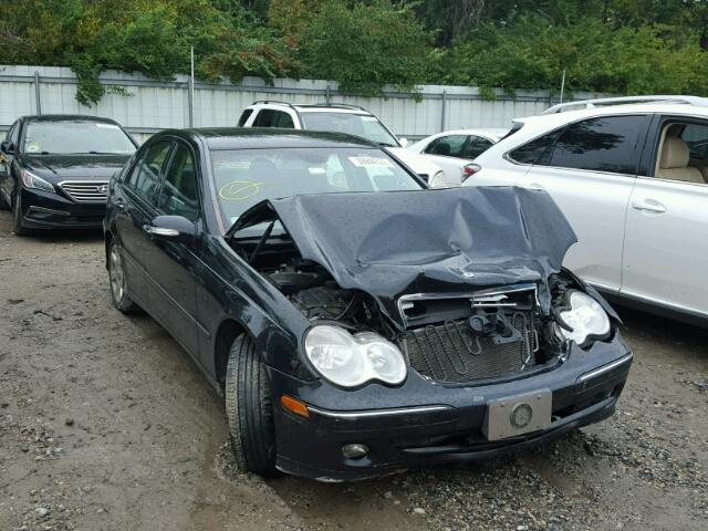 WDBRF81J05F674664 - 2005 MERCEDES-BENZ C 240 4MAT BLACK photo 1
