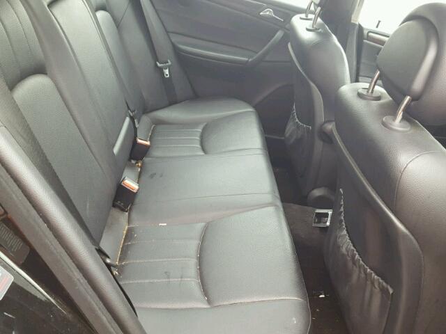 WDBRF81J05F674664 - 2005 MERCEDES-BENZ C 240 4MAT BLACK photo 6