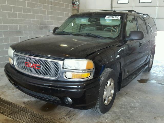 1GKFK66U72J336439 - 2002 GMC DENALI XL BLACK photo 2