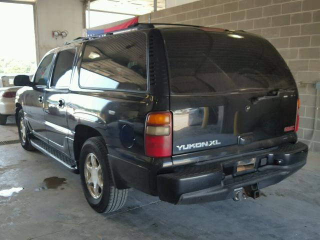 1GKFK66U72J336439 - 2002 GMC DENALI XL BLACK photo 3