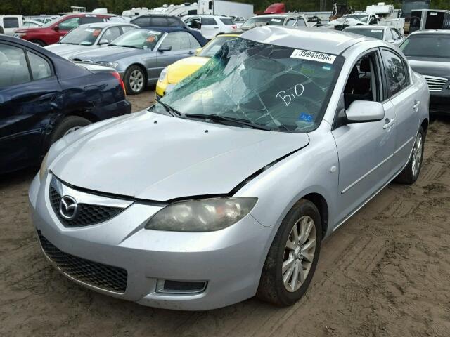 JM1BK32F181787097 - 2008 MAZDA 3 I SILVER photo 2