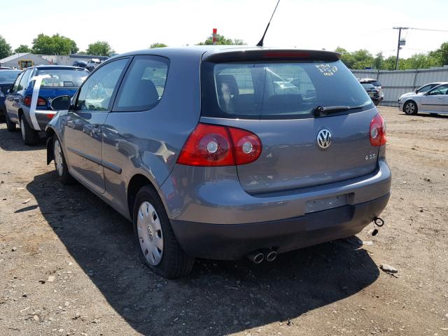 WVWAA71K69W016532 - 2009 VOLKSWAGEN RABBIT SILVER photo 3