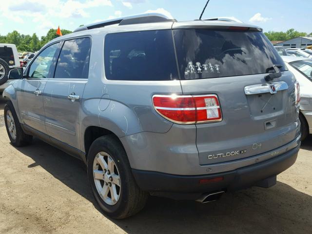 5GZEV23748J217292 - 2008 SATURN OUTLOOK XR ნაცრისფერი ფოტო 3