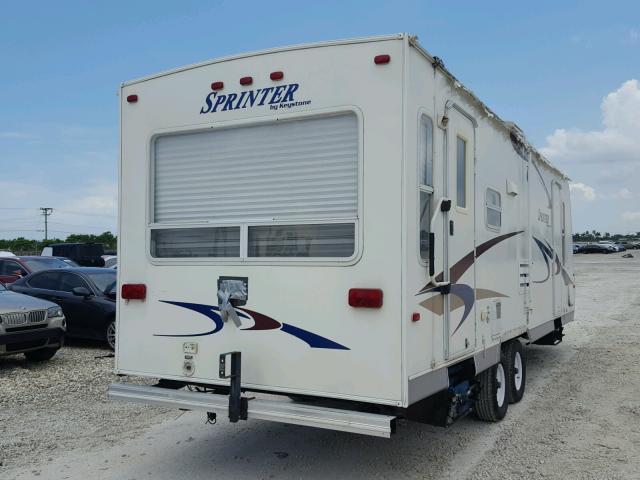 4YDT274215A218149 - 2005 KEYSTONE SPRINTER WHITE photo 4