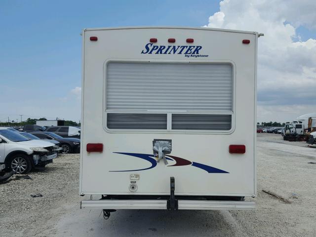 4YDT274215A218149 - 2005 KEYSTONE SPRINTER WHITE photo 6