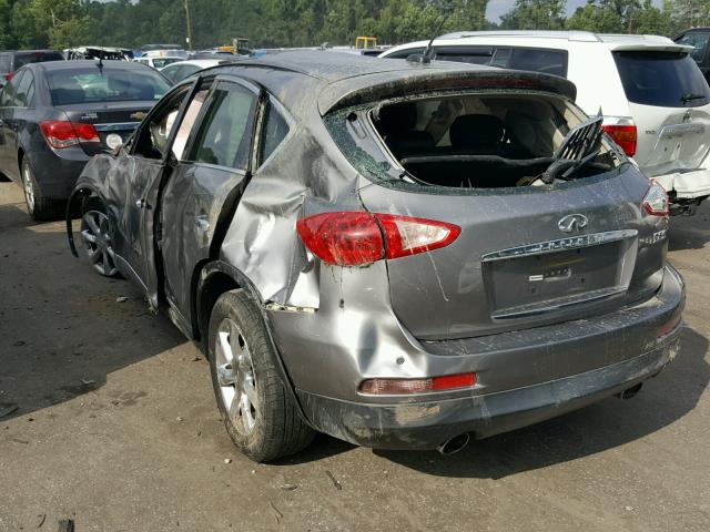 JNKAJ09F78M350110 - 2008 INFINITI EX35 BASE CHARCOAL photo 3