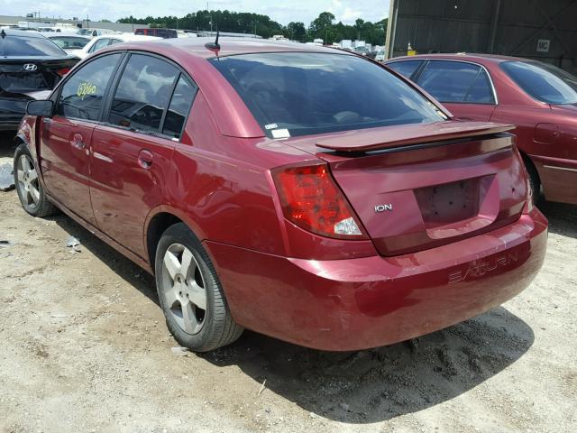 1G8AL55F66Z164258 - 2006 SATURN ION LEVEL BURGUNDY photo 3