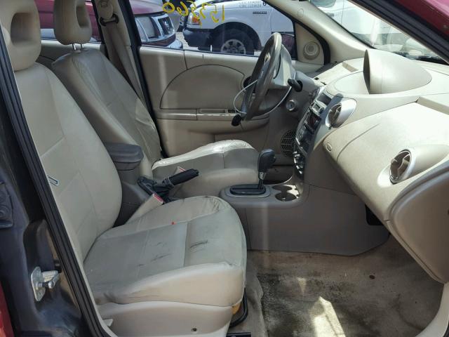 1G8AL55F66Z164258 - 2006 SATURN ION LEVEL BURGUNDY photo 5
