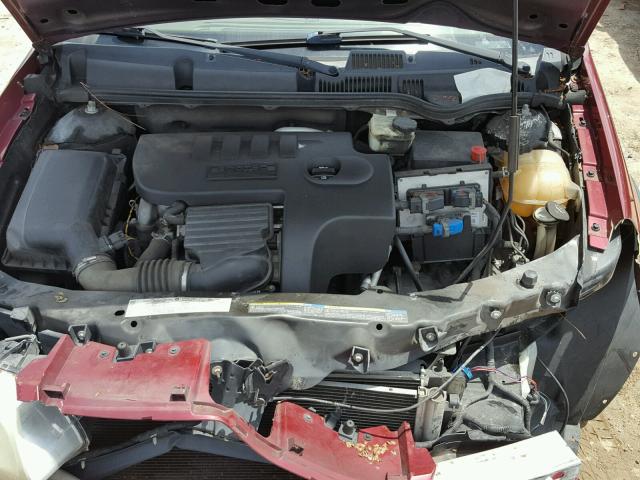 1G8AL55F66Z164258 - 2006 SATURN ION LEVEL BURGUNDY photo 7