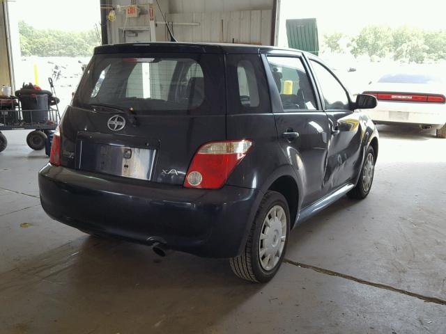 JTKKT604560158003 - 2006 TOYOTA SCION XA BLACK photo 4