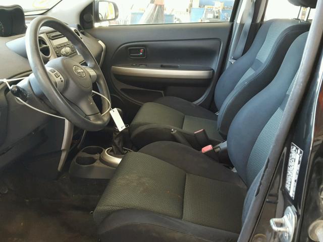 JTKKT604560158003 - 2006 TOYOTA SCION XA BLACK photo 5