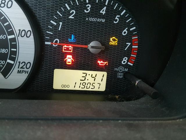 JTKKT604560158003 - 2006 TOYOTA SCION XA BLACK photo 8