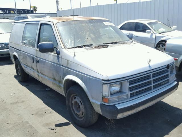 1B7GK1336JX362962 - 1988 DODGE MINI RAM GRAY photo 1