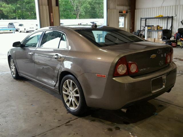 1G1ZG5E70CF210484 - 2012 CHEVROLET MALIBU LTZ ნაცრისფერი ფოტო 3