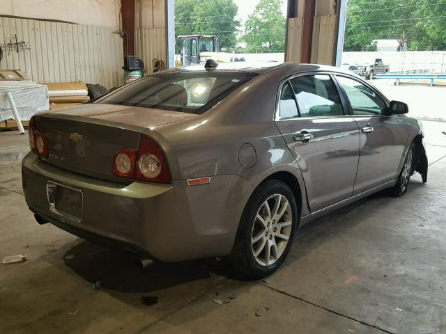 1G1ZG5E70CF210484 - 2012 CHEVROLET MALIBU LTZ ნაცრისფერი ფოტო 4