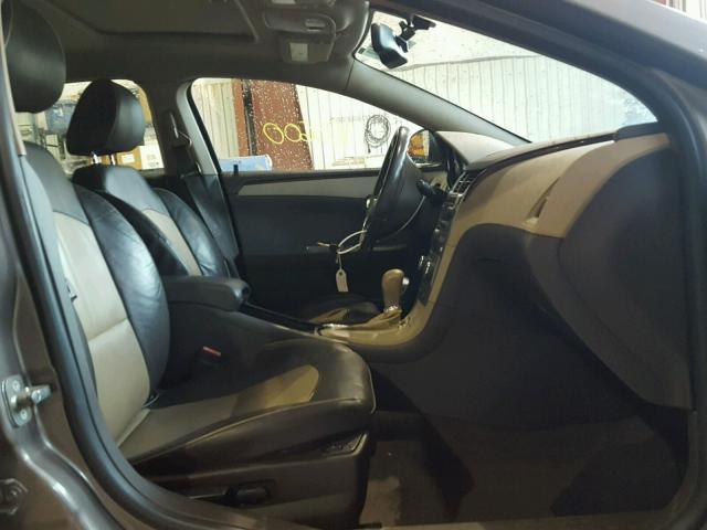 1G1ZG5E70CF210484 - 2012 CHEVROLET MALIBU LTZ ნაცრისფერი ფოტო 5