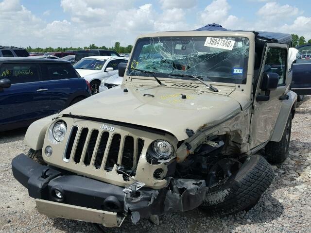 1C4AJWBGXHL726229 - 2017 JEEP WRANGLER S 棕色 照片 2