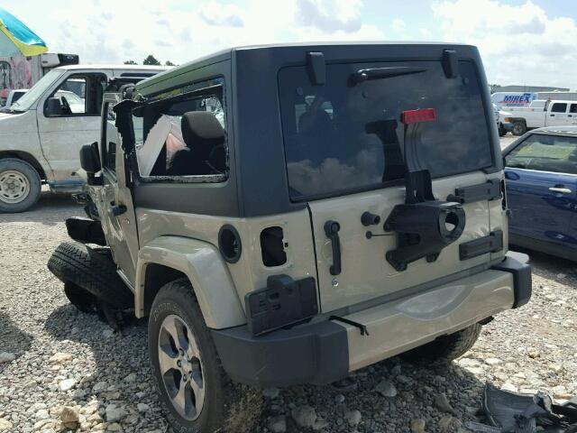 1C4AJWBGXHL726229 - 2017 JEEP WRANGLER S 棕色 照片 3