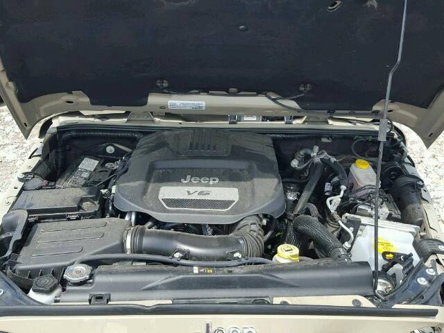 1C4AJWBGXHL726229 - 2017 JEEP WRANGLER S 棕色 照片 7