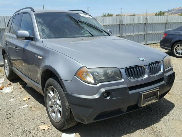 WBXPA73414WC42520 - 2004 BMW X3 2.5I GRAY photo 1