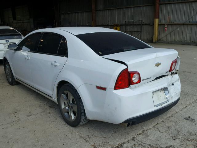 1G1ZC5E04A4103705 - 2010 CHEVROLET MALIBU 1LT WHITE photo 3