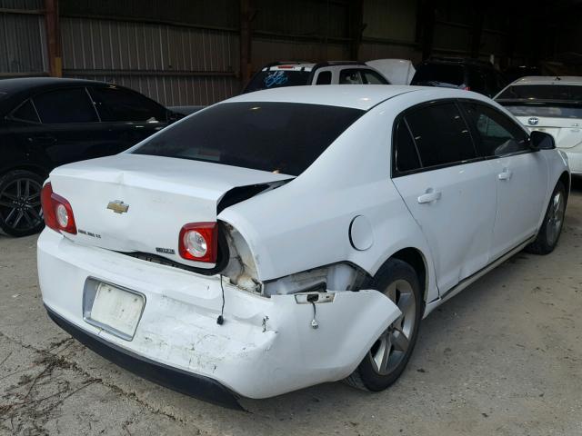 1G1ZC5E04A4103705 - 2010 CHEVROLET MALIBU 1LT WHITE photo 4