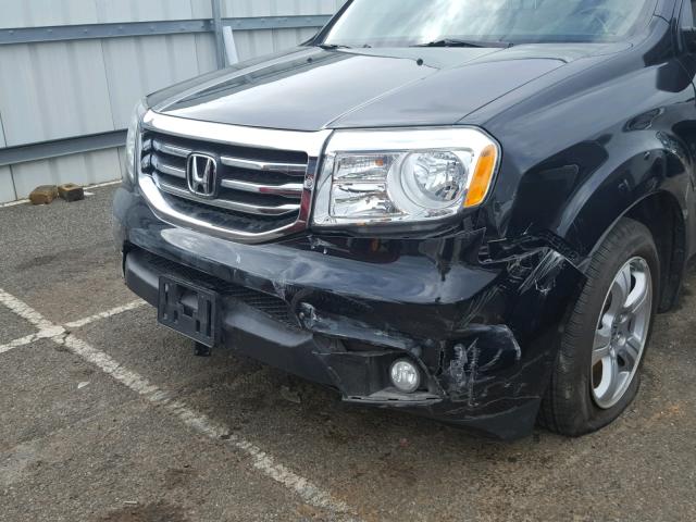 5FNYF4H76DB050208 - 2013 HONDA PILOT EXLN BLACK photo 10