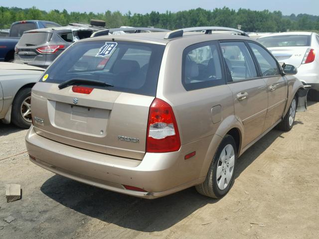 KL5JD86Z77K502585 - 2007 SUZUKI FORENZA BA TAN photo 4