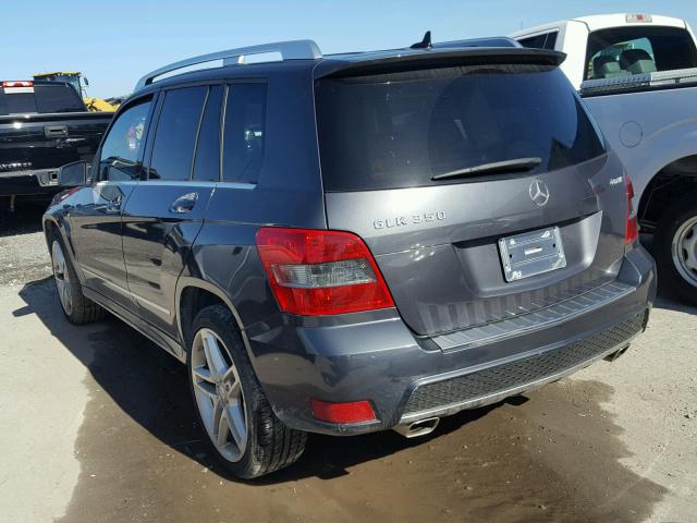 WDCGG8HB4CF888763 - 2012 MERCEDES-BENZ GLK 350 4M GRAY photo 3