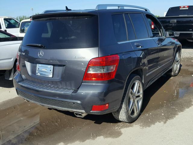 WDCGG8HB4CF888763 - 2012 MERCEDES-BENZ GLK 350 4M GRAY photo 4