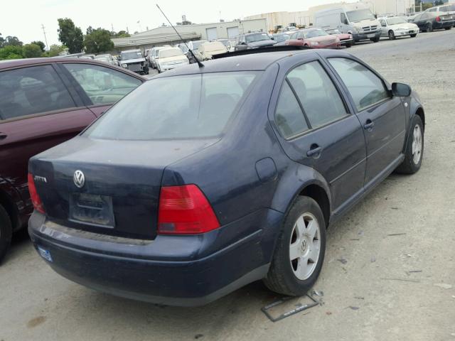 3VWSK69M52M125469 - 2002 VOLKSWAGEN JETTA GLS BLUE photo 4