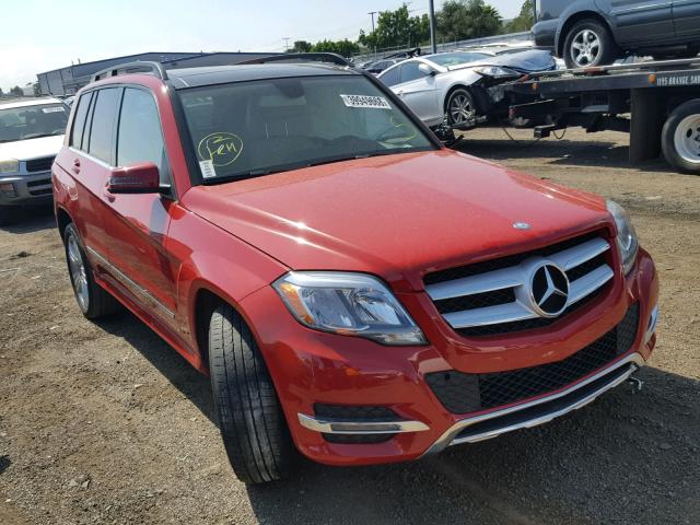 WDCGG5HB4FG429651 - 2015 MERCEDES-BENZ GLK 350 RED photo 1