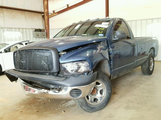 3D7KA26C84G211408 - 2004 DODGE RAM 2500 S BLUE photo 2