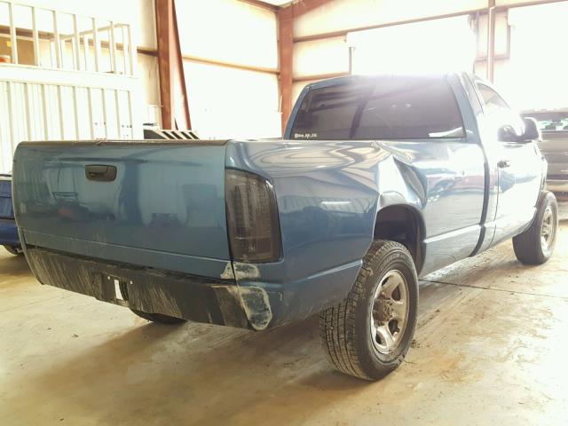 3D7KA26C84G211408 - 2004 DODGE RAM 2500 S BLUE photo 4