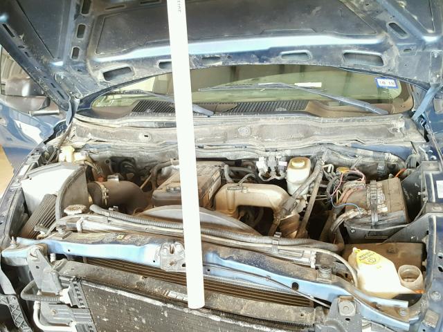 3D7KA26C84G211408 - 2004 DODGE RAM 2500 S BLUE photo 7