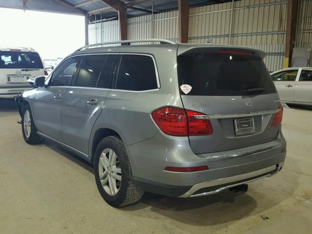 4JGDF2EE0FA526286 - 2015 MERCEDES-BENZ GL 350 BLU GRAY photo 3